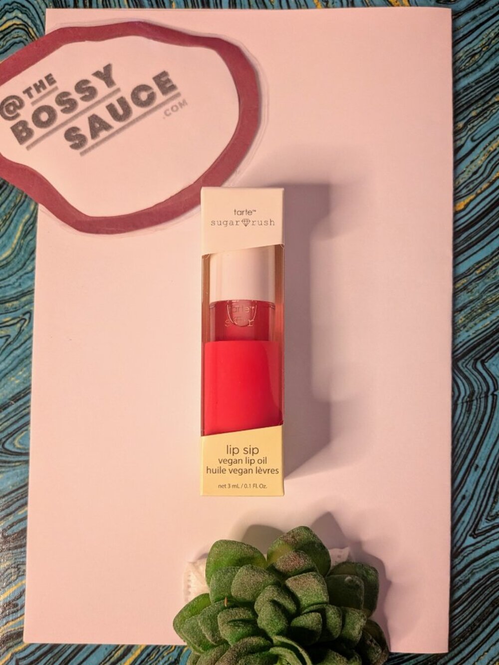 🌸 Tarte Sugar Rush Lip Sip Lip Oil NIB
